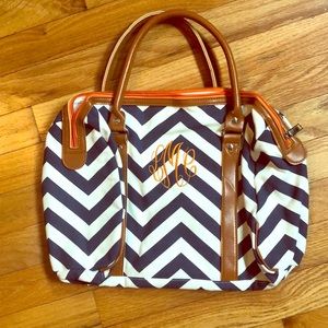New bowler style tote with monogram